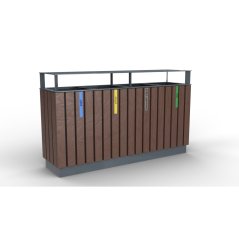 Koš na tříděný odpad recyklát VI