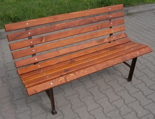 Kovová parková zahradní lavička KA-K1001