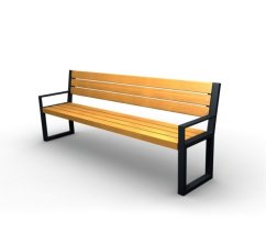 Kovová lavička AGORA II