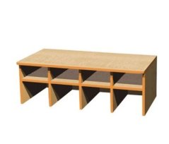 Šatní lavice Petra, dvou až pětimístná, hloubka 50cm 0L674