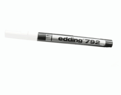 Permanentní popisovač na magnetické pásky Edding 792 bílý