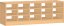 Sedací botník s boxy pro patnáct dětí 120x45x28 cm 0L971M
