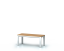 Šatní lavice s lamino deskou S1L 100 A S modul 100 cm