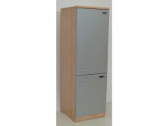 Dřevěná lednice s mrazákem 0L064