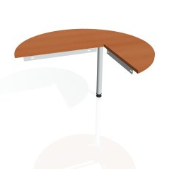 Doplňkový stůl levý Gate GP 22 LN - léta napříč pr.120x75,5x(80x60) cm (ŠxVxH)