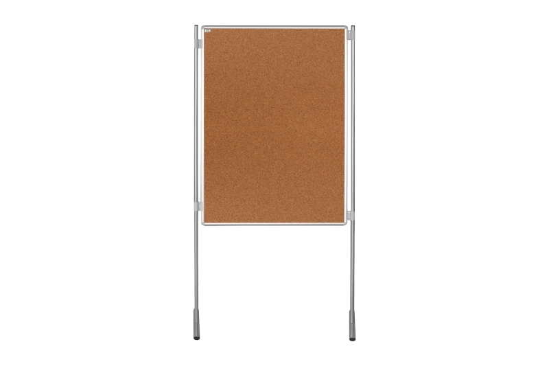 Korkový paravan oboustranná tabule na nohách 90 x 120 cm