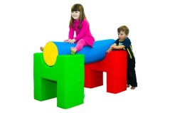 Přakážkový set velký s válcem - Koženka