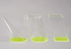 Sada 3 modelů šikmých těles