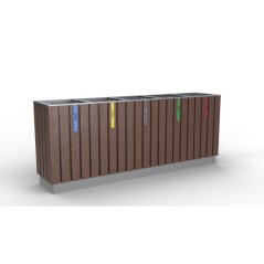 Koš na tříděný odpad recyklát VII