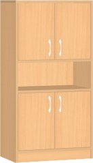 Dětská skříňka s dvířky a policí 0L033