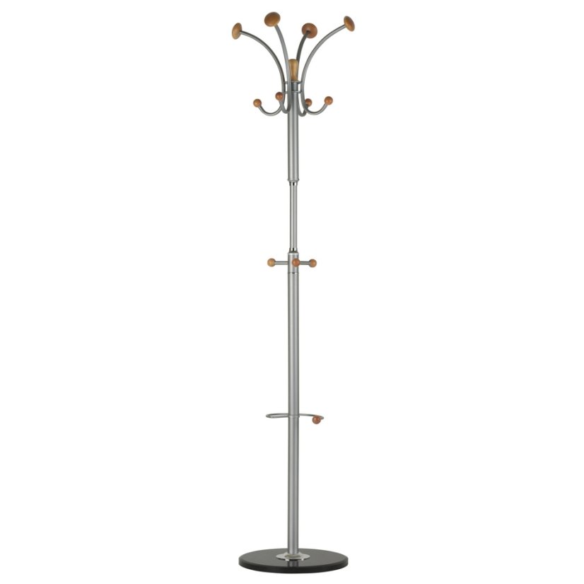 Odkládací šatní kovový věšák Britt 42x189x42 cm