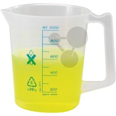 Odměrka s uchem, PP, 1 000 ml