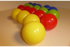 Barevné plastové balónky míčky 7 cm do dětského hracího bazénu dětských koutů 500 ks