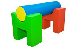 Přakážkový set velký s válcem - Koženka