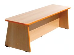 Dětská dřevěná  lavička na sezení 120 cm 0L077