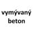 vymývaný beton