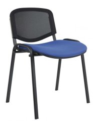 Konferenční židle Taurus NET - síťovaný opěrák a čalouněný sedák