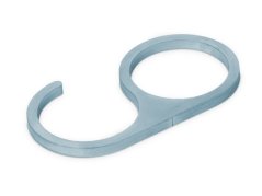 Háček kovový tvar "9"