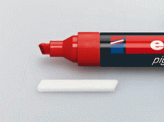 Plnitelný fix popisovač Edding 363 na bílé tabule oranžový